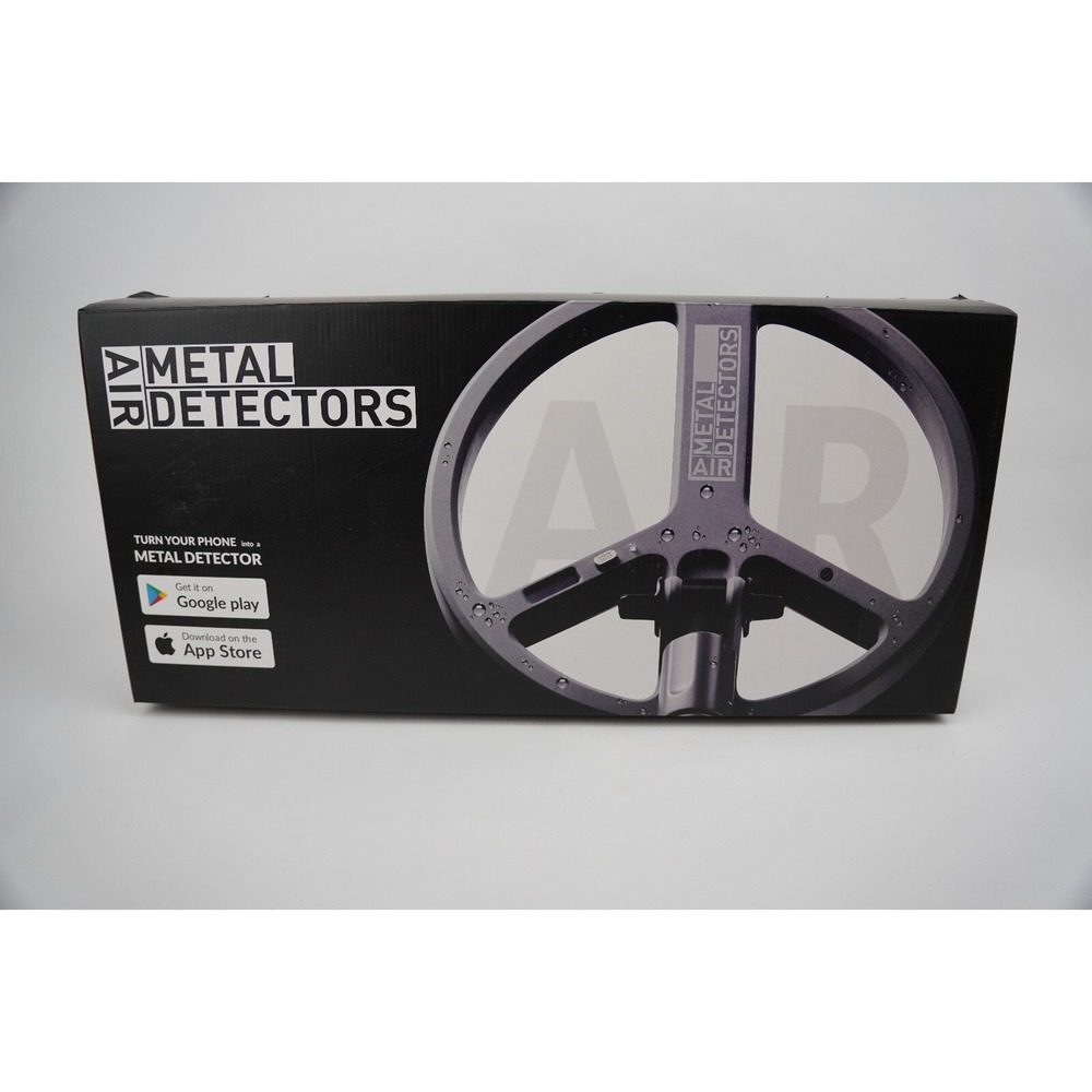 New Air‎ Metal Detectors Detector 9.5" Coil 12" Coin Depth Android iPhone